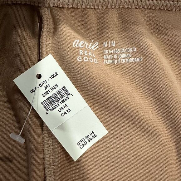 NEW Aerie real me dreamy velour pants tan - Picture 4 of 5